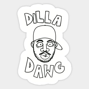 J Dilla Sticker